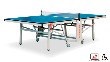 Теннисный стол складной для помещений "K-2023 ITTF Indoor" (274 Х 152.5 Х 76 см ) с сеткой